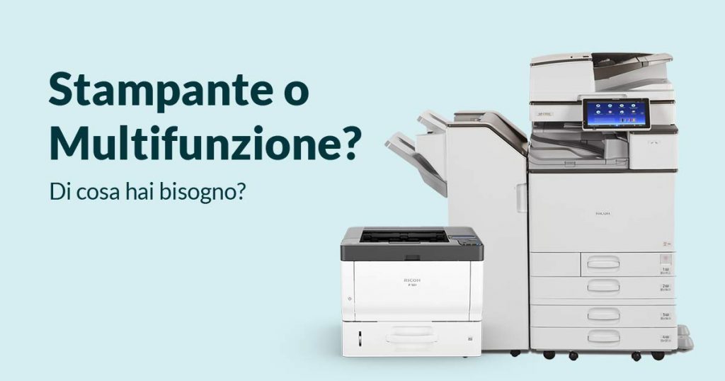 stampante a noleggio