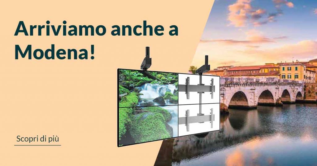 noleggio videowall modena