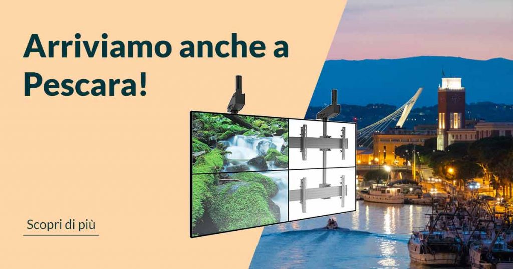 noleggio videowall pescara